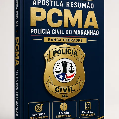 Capa da Apostila Resumão PCMA 2026