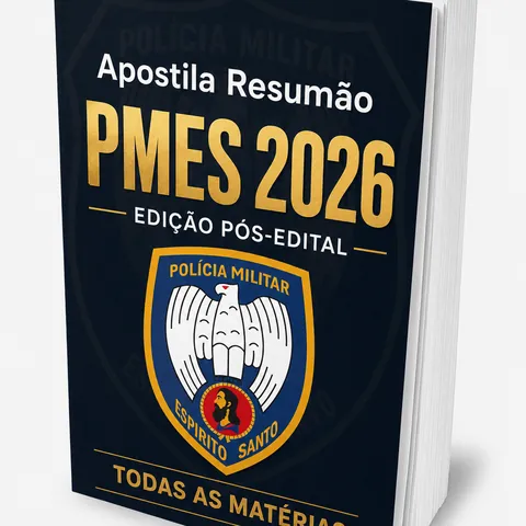 Capa da Apostila Resumão PMES 2026